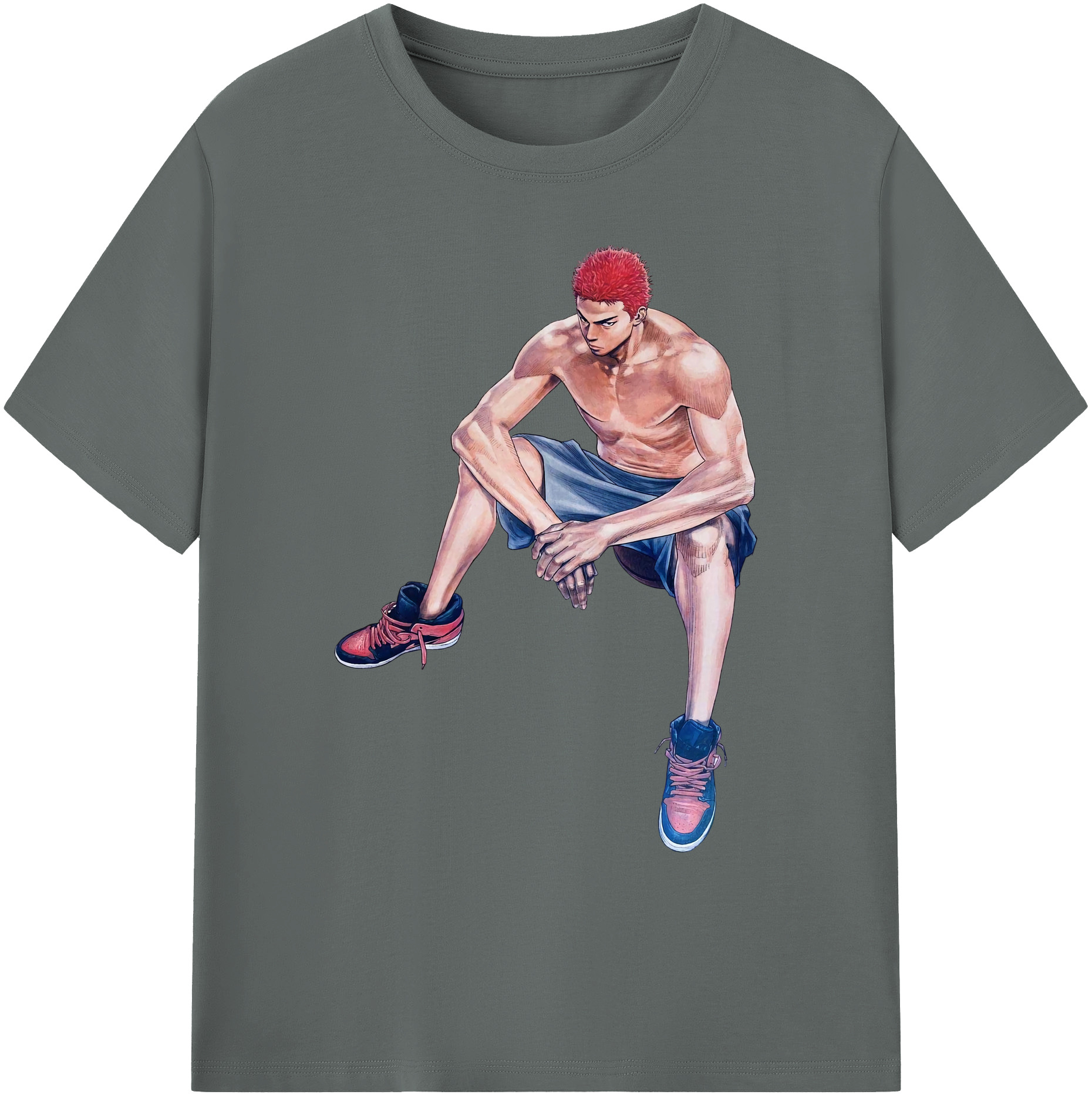 （画像用） SLAM DUNK／スラムダンク 綿100％ メンズ半袖Tシャツ｜肌触りやわらか＆通気性